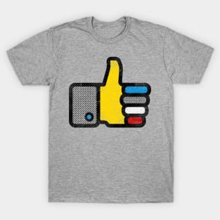 Mondrian Study In Likes #1 T-Shirt